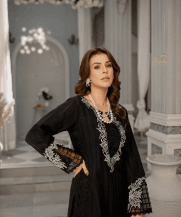 Doriya Black Kurti