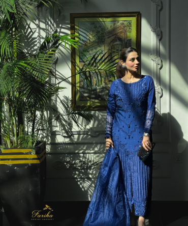 Blue Eid dress pic 2